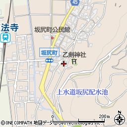 石川県白山市坂尻町ホ90周辺の地図