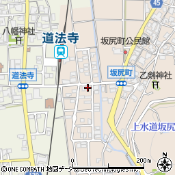 石川県白山市坂尻町ヘ32-15周辺の地図