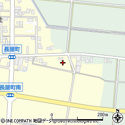 石川県白山市長屋町リ周辺の地図