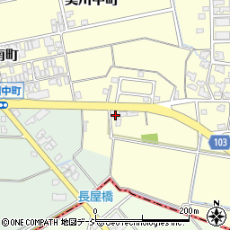 石川県白山市長屋町ホ51周辺の地図