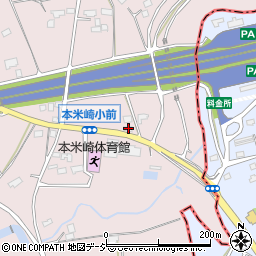 茨城県那珂市本米崎2712周辺の地図