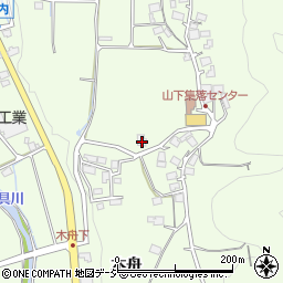 長野県大町市社木舟4954周辺の地図