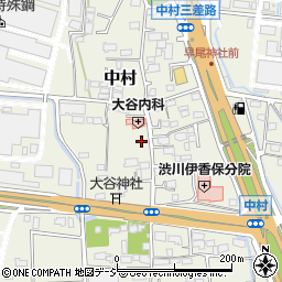 そら薬局　渋川・なかむら店周辺の地図