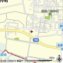 石川県白山市長屋町ト3周辺の地図