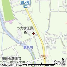 長野県大町市社館ノ内5354周辺の地図