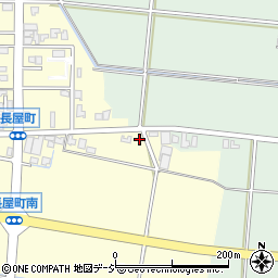 石川県白山市長屋町リ9周辺の地図