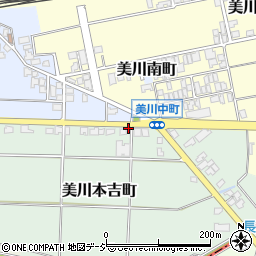 石川県白山市美川本吉町（丑）周辺の地図