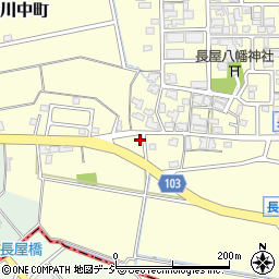 石川県白山市長屋町ホ43周辺の地図