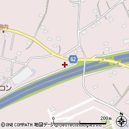 茨城県那珂市本米崎2351-1周辺の地図