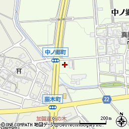 石川県白山市中ノ郷町（リ）周辺の地図
