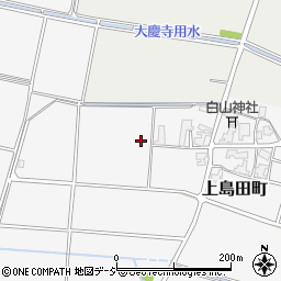 石川県白山市上島田町周辺の地図