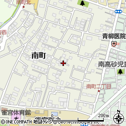 栃木県宇都宮市南町周辺の地図