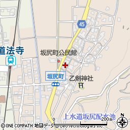 石川県白山市坂尻町ホ76周辺の地図