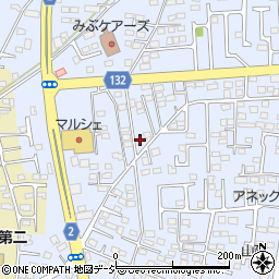 栃木県下都賀郡壬生町安塚878-25周辺の地図