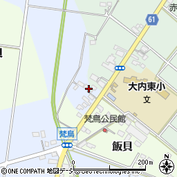 栃木県真岡市京泉2117周辺の地図