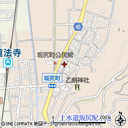 石川県白山市坂尻町ホ75周辺の地図