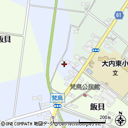 栃木県真岡市京泉2119周辺の地図