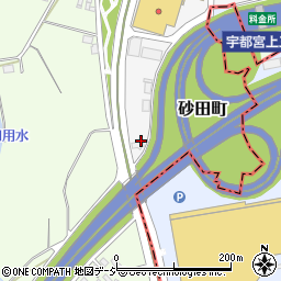 栃木県宇都宮市インターパーク6丁目6周辺の地図