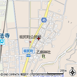 石川県白山市坂尻町ホ72周辺の地図