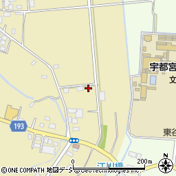 栃木県宇都宮市下横田町619周辺の地図