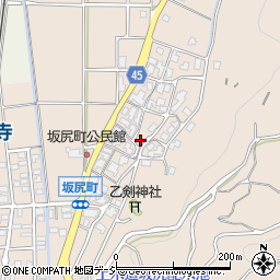 石川県白山市坂尻町ホ51周辺の地図