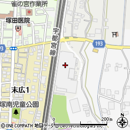 宇都宮機器株式会社周辺の地図