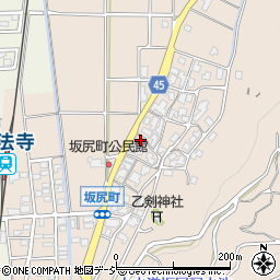 石川県白山市坂尻町ホ47周辺の地図