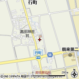 石川県白山市行町ホ10-1周辺の地図