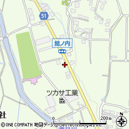 長野県大町市社館ノ内5494周辺の地図