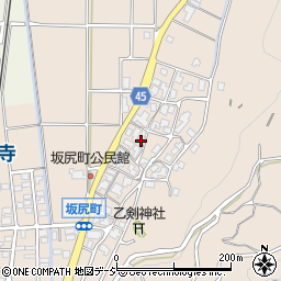 石川県白山市坂尻町ホ44周辺の地図