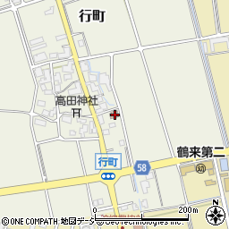 石川県白山市行町ホ10周辺の地図