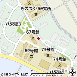 石川県白山市八束穂周辺の地図