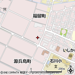 石川県白山市源兵島町1305周辺の地図