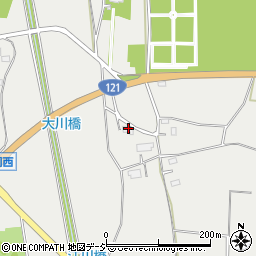 栃木県真岡市下籠谷711-5周辺の地図