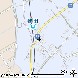 茨城県那珂市額田南郷1036周辺の地図