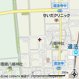 石川県白山市道法寺町ハ周辺の地図