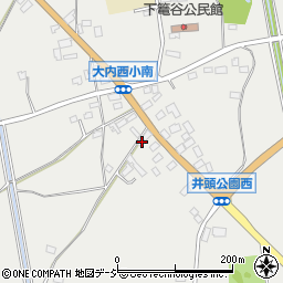 栃木県真岡市下籠谷2495周辺の地図