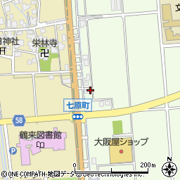 石川県白山市知気寺町ち周辺の地図