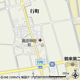 石川県白山市行町ホ15周辺の地図