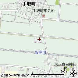 石川県白山市手取町（カ）周辺の地図