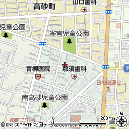 栃木県宇都宮市南高砂町5-11周辺の地図