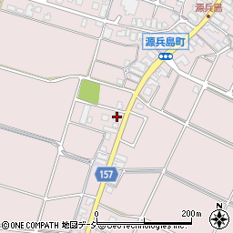 石川県白山市源兵島町52周辺の地図