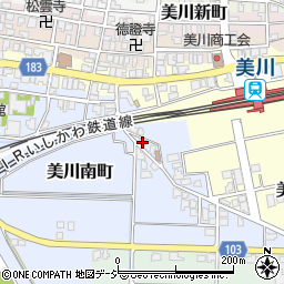 米田クリーニング店周辺の地図
