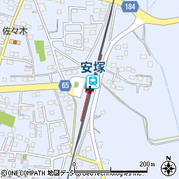 栃木県下都賀郡壬生町周辺の地図