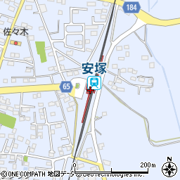安塚駅周辺の地図