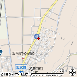 石川県白山市坂尻町ホ18周辺の地図