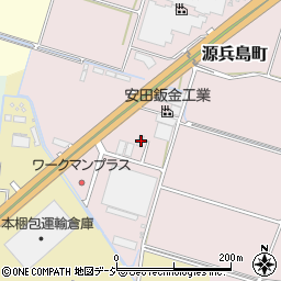 石川県白山市源兵島町698周辺の地図