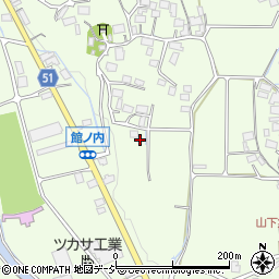 長野県大町市社館ノ内5763周辺の地図
