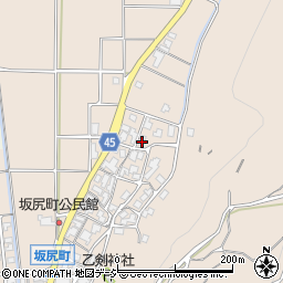 石川県白山市坂尻町ホ6周辺の地図