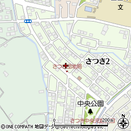 栃木県宇都宮市さつき周辺の地図